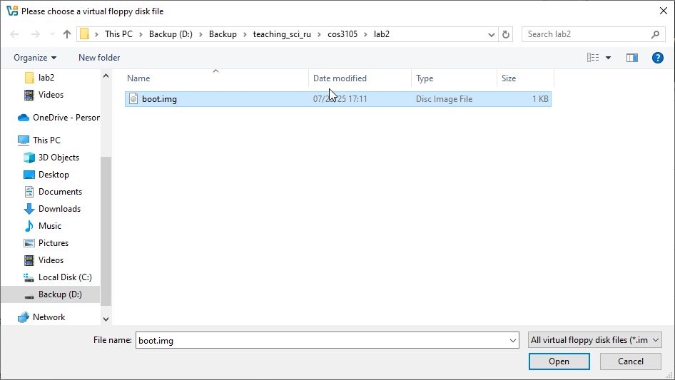 Boot Image