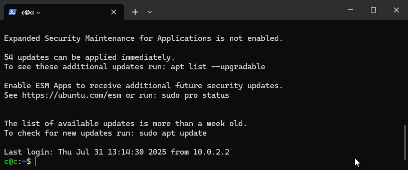 Login SSH