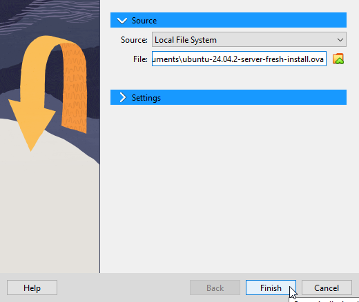 Finish OVA File