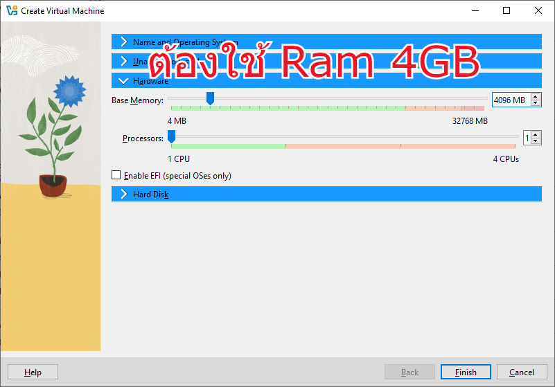 Ram 4096mb