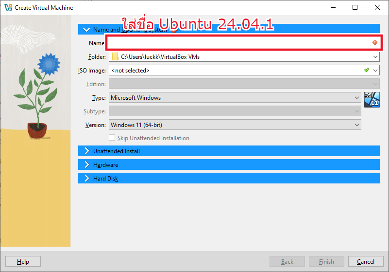 New VM Ubuntu
