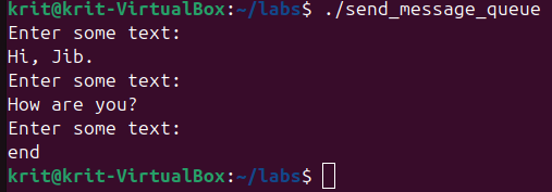 Send Message Queue