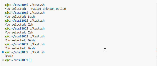 Whiptail progress bar