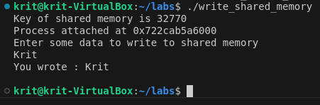 Write Shared Memory